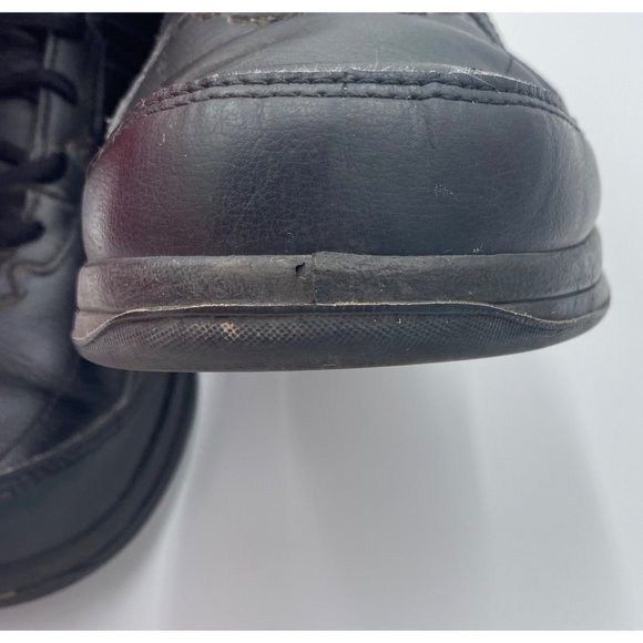 New Balance MW577 Size 12 Black Leather Lace Up Walking Comfort Shoe - Picture 7 of 13